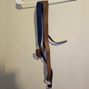 Two belts, never worn brand new.